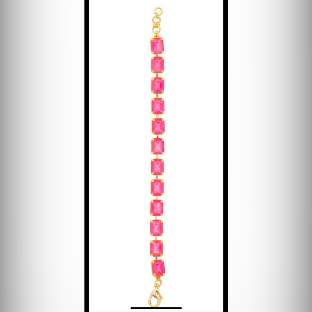 Sorrelli Octavia Repeating Tennis Bracelet Pink